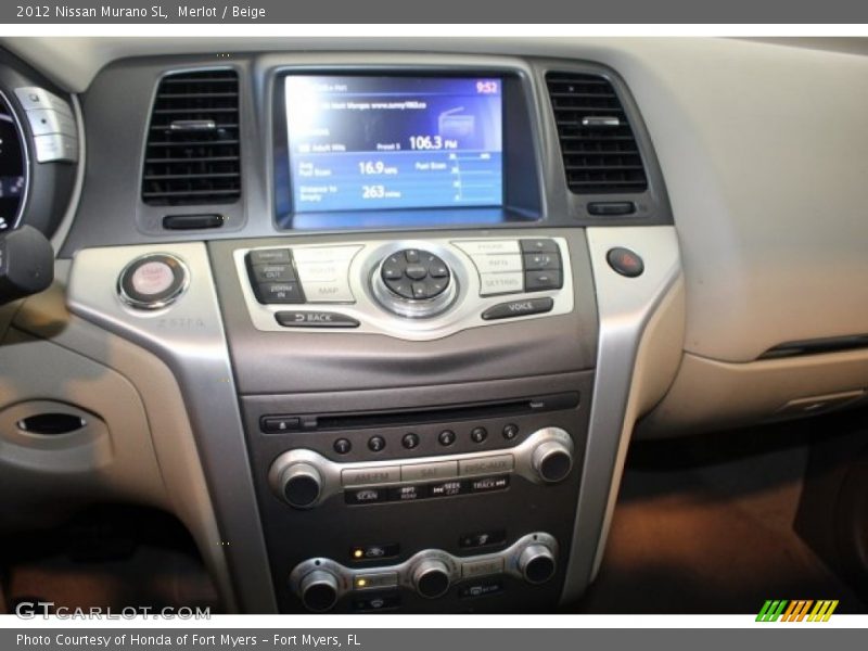 Merlot / Beige 2012 Nissan Murano SL
