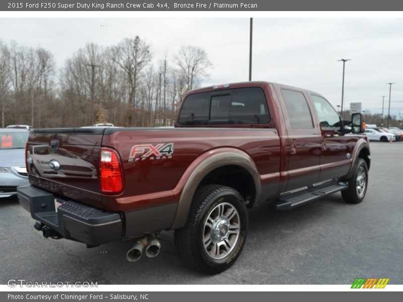 Bronze Fire / Platinum Pecan 2015 Ford F250 Super Duty King Ranch Crew Cab 4x4