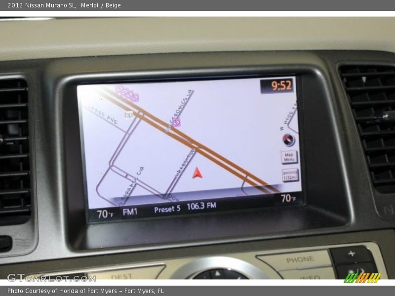 Merlot / Beige 2012 Nissan Murano SL