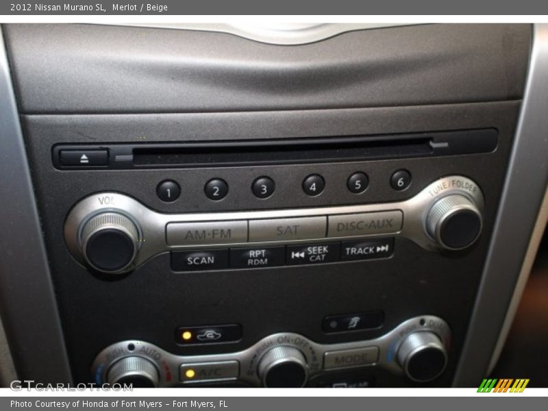 Merlot / Beige 2012 Nissan Murano SL