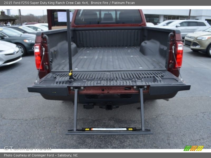 Bronze Fire / Platinum Pecan 2015 Ford F250 Super Duty King Ranch Crew Cab 4x4