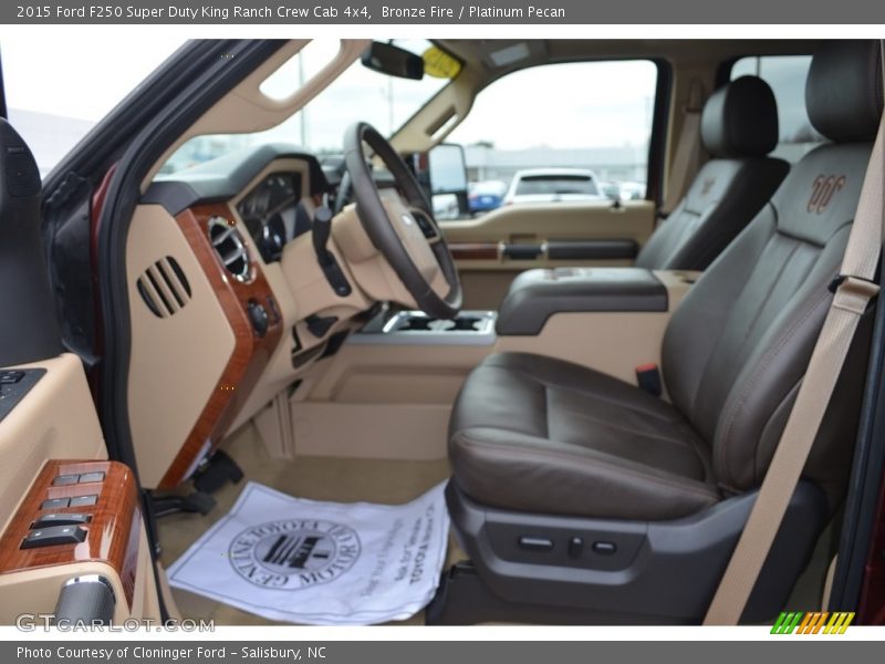 Bronze Fire / Platinum Pecan 2015 Ford F250 Super Duty King Ranch Crew Cab 4x4