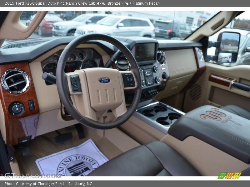 Bronze Fire / Platinum Pecan 2015 Ford F250 Super Duty King Ranch Crew Cab 4x4