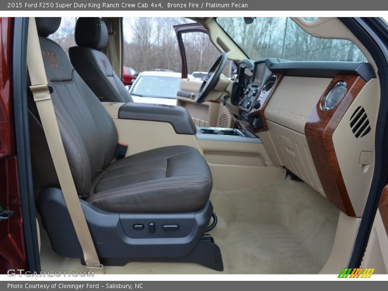 Bronze Fire / Platinum Pecan 2015 Ford F250 Super Duty King Ranch Crew Cab 4x4