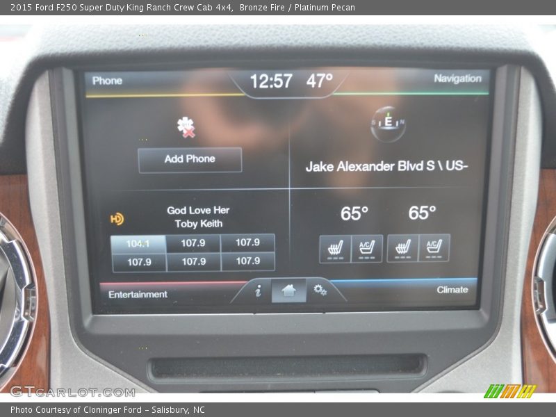 Bronze Fire / Platinum Pecan 2015 Ford F250 Super Duty King Ranch Crew Cab 4x4