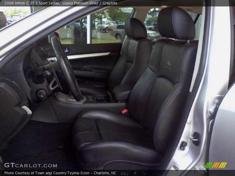Liquid Platinum Silver / Graphite 2008 Infiniti G 35 S Sport Sedan