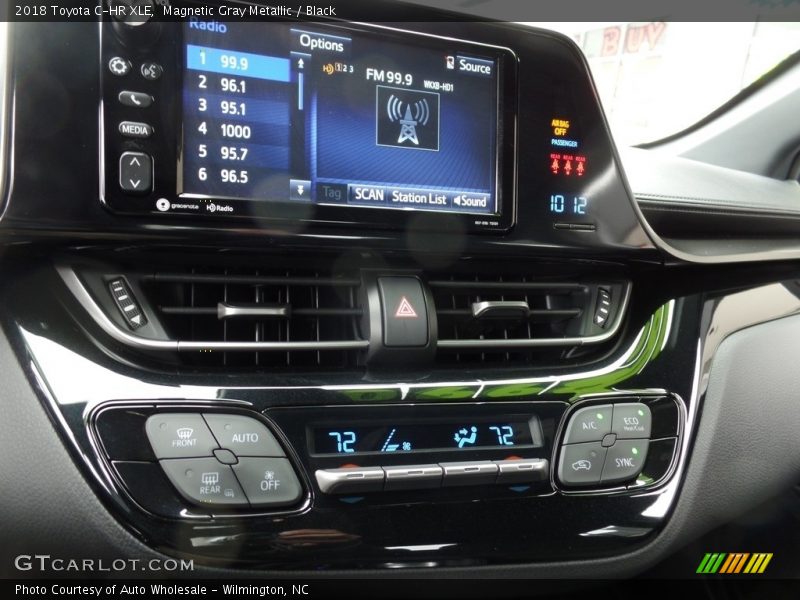 Magnetic Gray Metallic / Black 2018 Toyota C-HR XLE