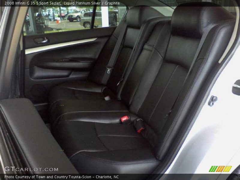 Liquid Platinum Silver / Graphite 2008 Infiniti G 35 S Sport Sedan