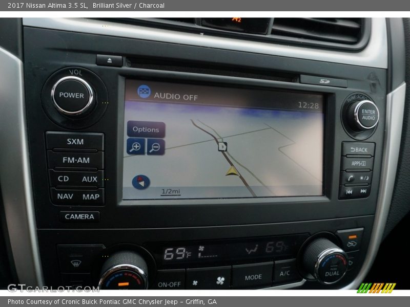 Navigation of 2017 Altima 3.5 SL