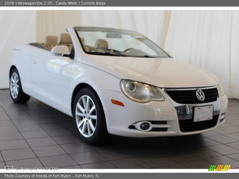 Candy White / Cornsilk Beige 2008 Volkswagen Eos 2.0T