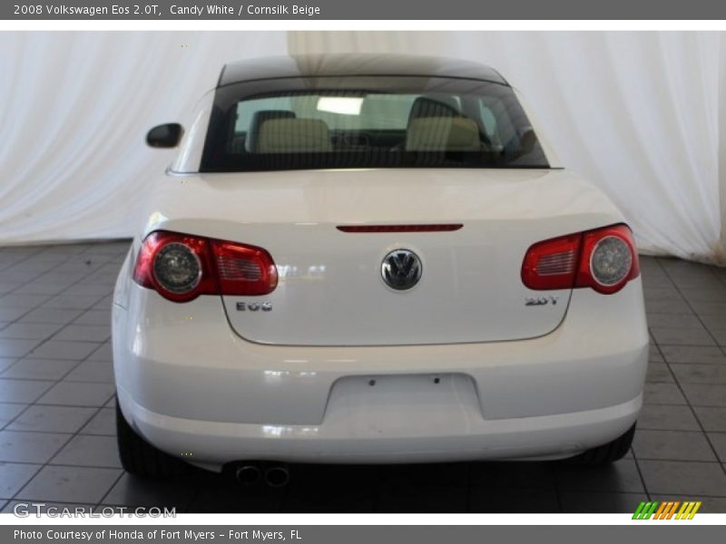 Candy White / Cornsilk Beige 2008 Volkswagen Eos 2.0T