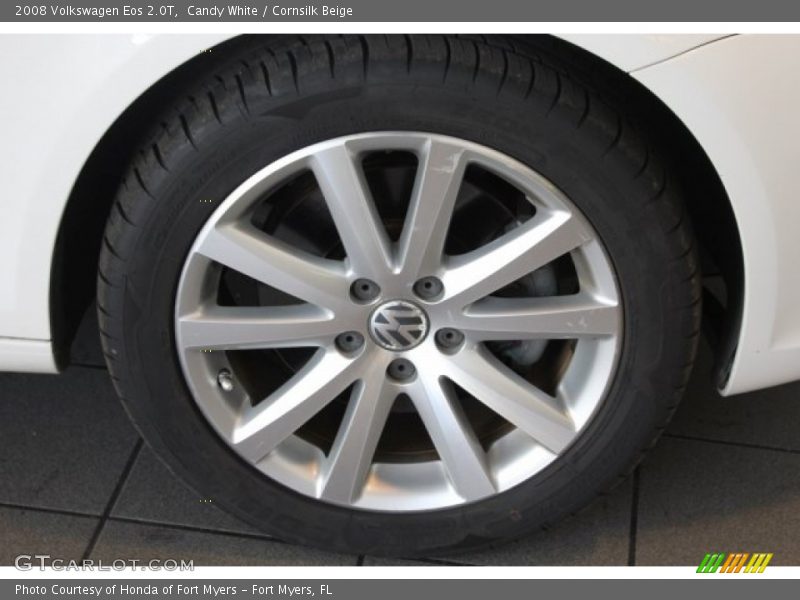 Candy White / Cornsilk Beige 2008 Volkswagen Eos 2.0T