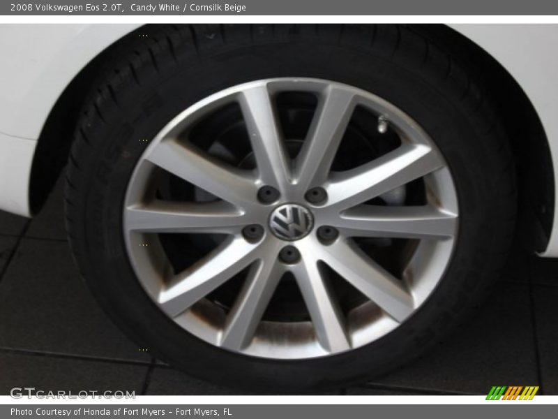 Candy White / Cornsilk Beige 2008 Volkswagen Eos 2.0T