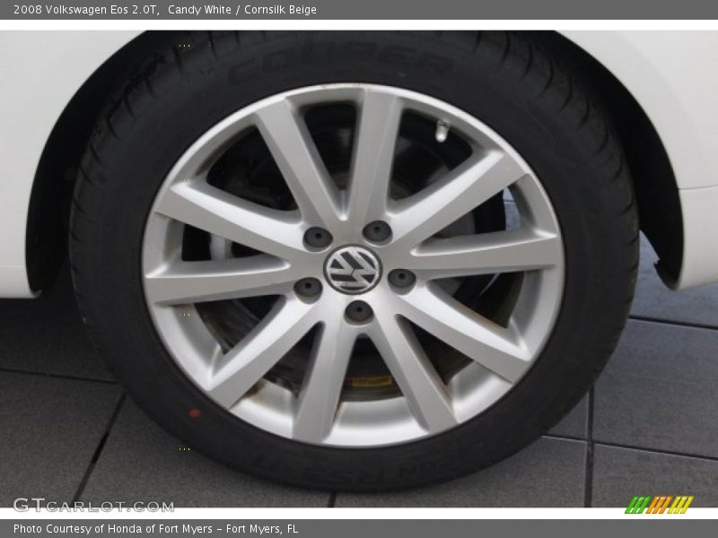 Candy White / Cornsilk Beige 2008 Volkswagen Eos 2.0T