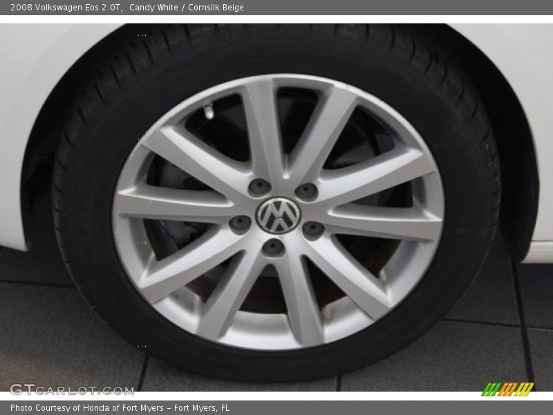 Candy White / Cornsilk Beige 2008 Volkswagen Eos 2.0T