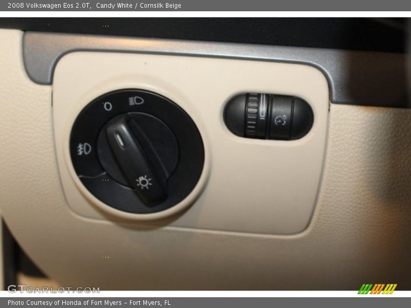 Candy White / Cornsilk Beige 2008 Volkswagen Eos 2.0T