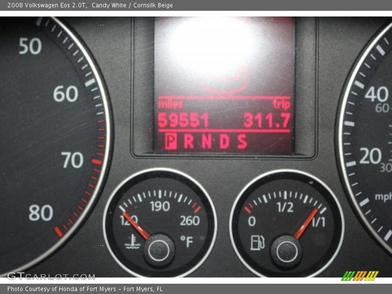Candy White / Cornsilk Beige 2008 Volkswagen Eos 2.0T