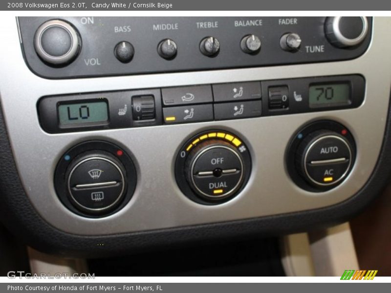 Candy White / Cornsilk Beige 2008 Volkswagen Eos 2.0T