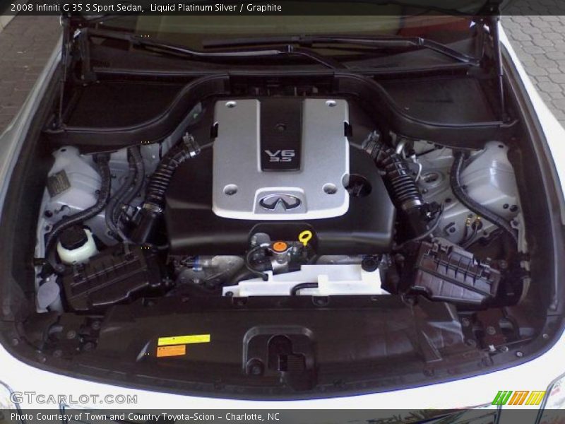 Liquid Platinum Silver / Graphite 2008 Infiniti G 35 S Sport Sedan