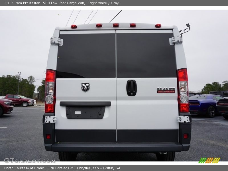 Bright White / Gray 2017 Ram ProMaster 1500 Low Roof Cargo Van