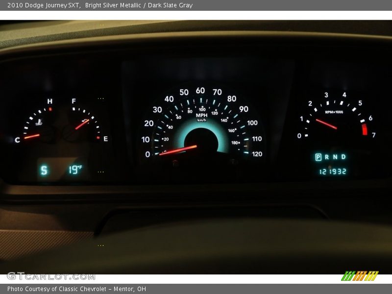 Bright Silver Metallic / Dark Slate Gray 2010 Dodge Journey SXT