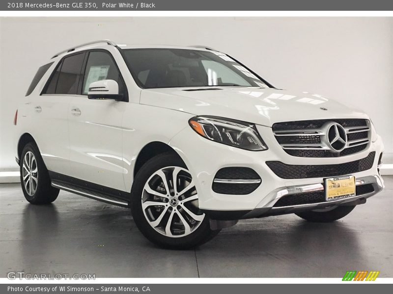 Polar White / Black 2018 Mercedes-Benz GLE 350