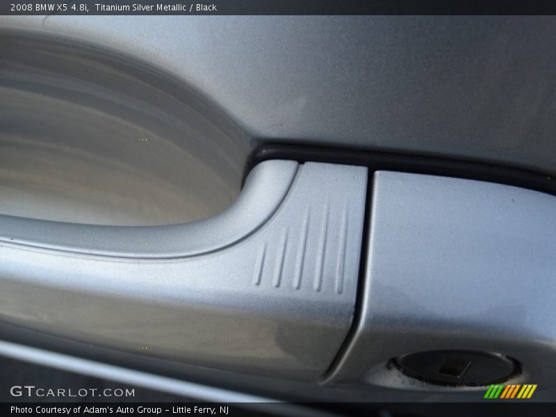 Titanium Silver Metallic / Black 2008 BMW X5 4.8i