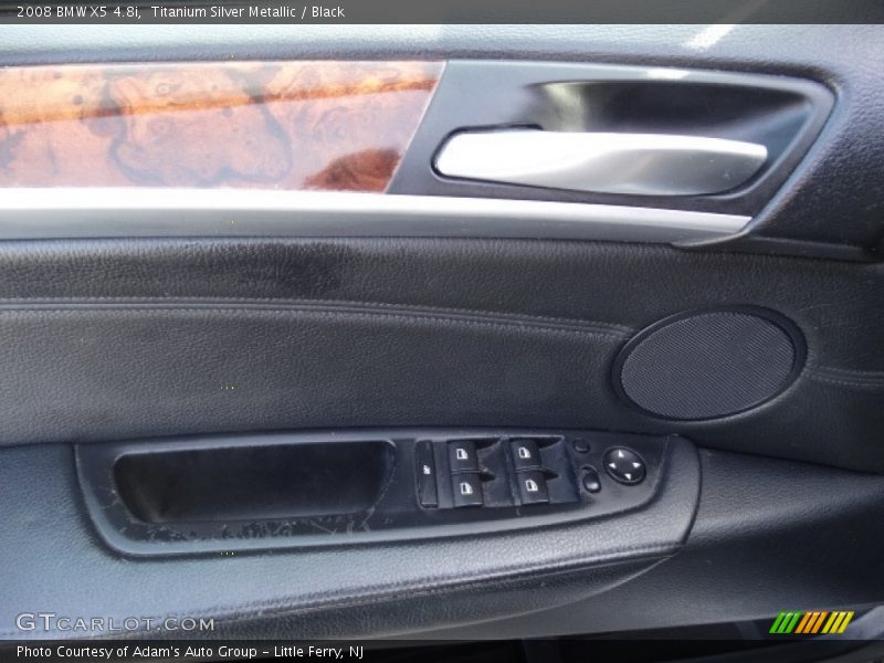 Titanium Silver Metallic / Black 2008 BMW X5 4.8i