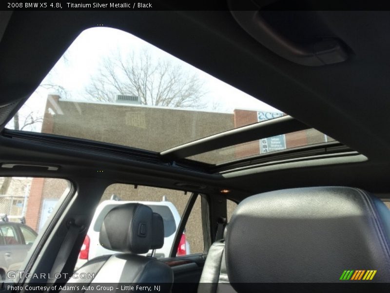 Titanium Silver Metallic / Black 2008 BMW X5 4.8i