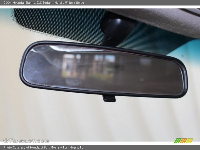 Nordic White / Beige 2004 Hyundai Elantra GLS Sedan