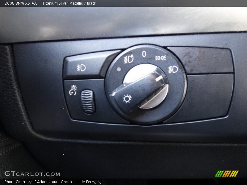 Titanium Silver Metallic / Black 2008 BMW X5 4.8i