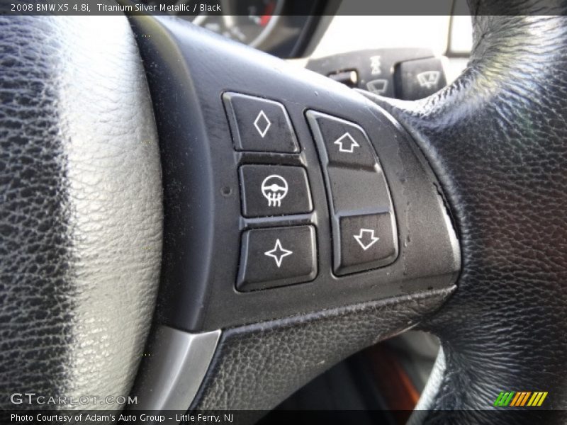 Titanium Silver Metallic / Black 2008 BMW X5 4.8i