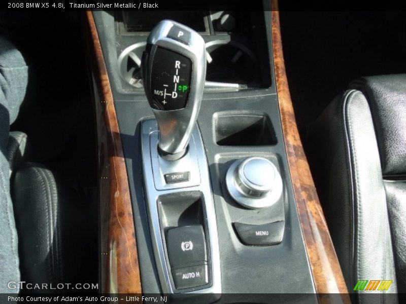 Titanium Silver Metallic / Black 2008 BMW X5 4.8i