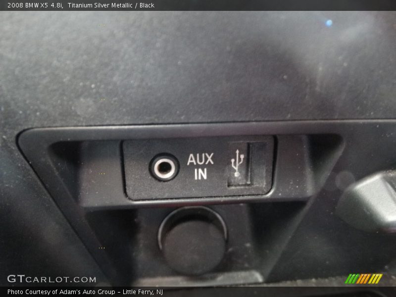 Titanium Silver Metallic / Black 2008 BMW X5 4.8i