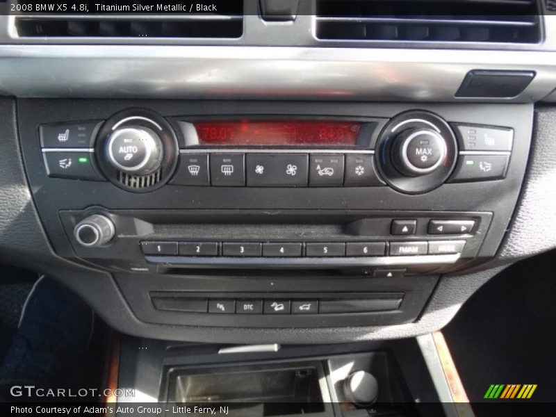 Titanium Silver Metallic / Black 2008 BMW X5 4.8i