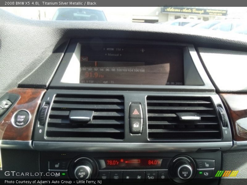 Titanium Silver Metallic / Black 2008 BMW X5 4.8i