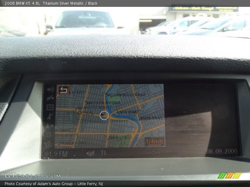 Titanium Silver Metallic / Black 2008 BMW X5 4.8i