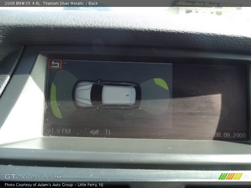 Titanium Silver Metallic / Black 2008 BMW X5 4.8i