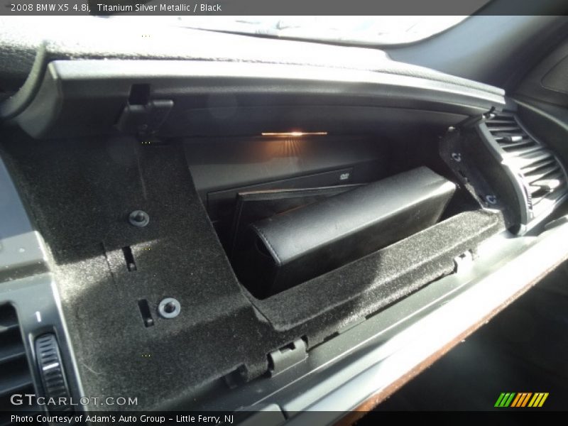 Titanium Silver Metallic / Black 2008 BMW X5 4.8i