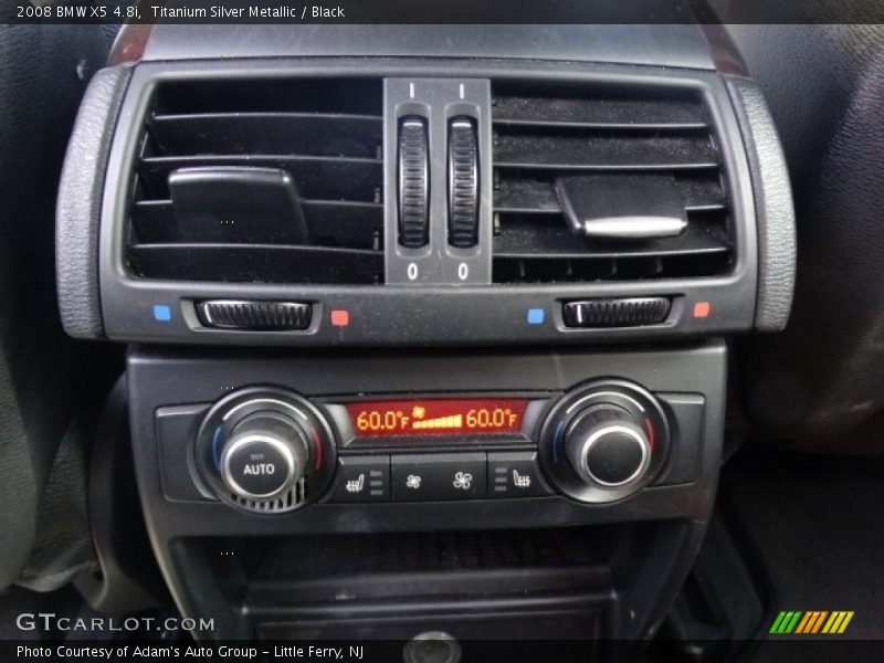 Titanium Silver Metallic / Black 2008 BMW X5 4.8i