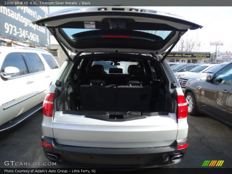 Titanium Silver Metallic / Black 2008 BMW X5 4.8i