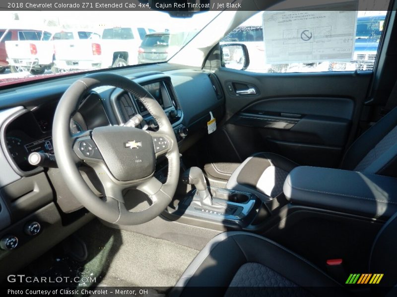 Cajun Red Tintcoat / Jet Black 2018 Chevrolet Colorado Z71 Extended Cab 4x4
