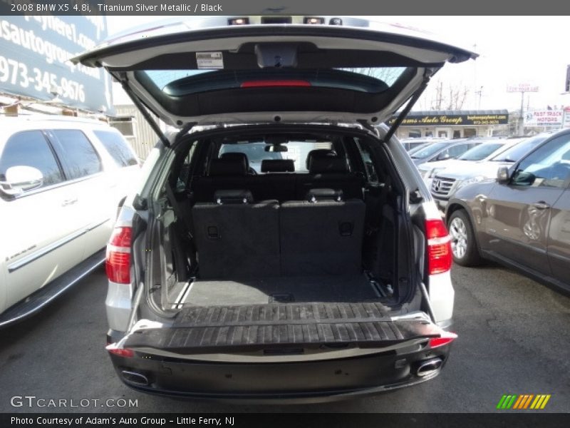 Titanium Silver Metallic / Black 2008 BMW X5 4.8i