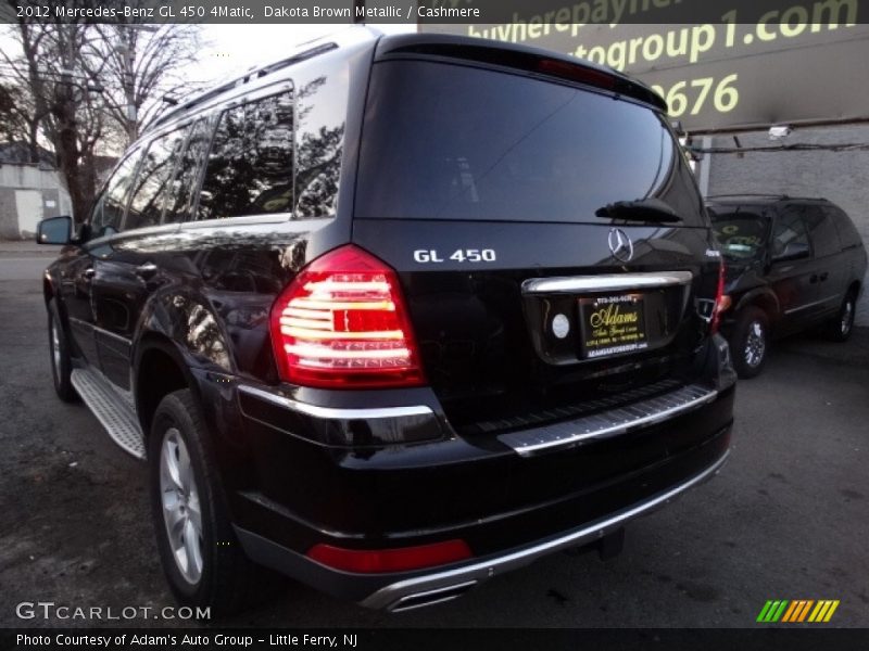 Dakota Brown Metallic / Cashmere 2012 Mercedes-Benz GL 450 4Matic