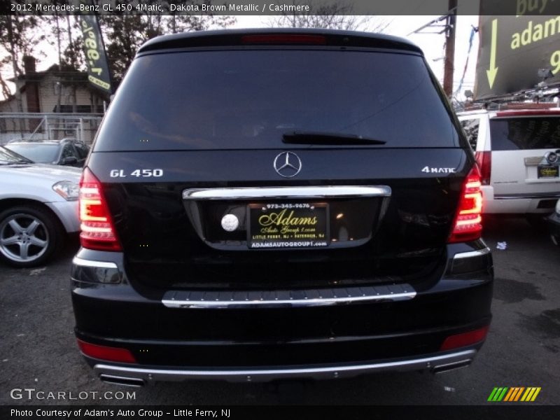 Dakota Brown Metallic / Cashmere 2012 Mercedes-Benz GL 450 4Matic