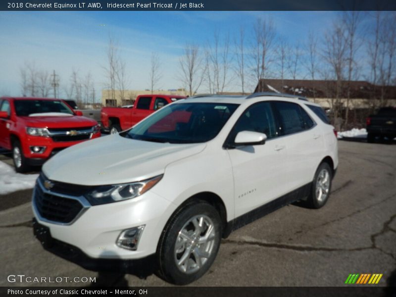 Iridescent Pearl Tricoat / Jet Black 2018 Chevrolet Equinox LT AWD
