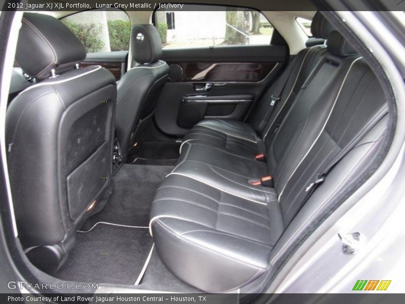Lunar Grey Metallic / Jet/Ivory 2012 Jaguar XJ XJL Portfolio