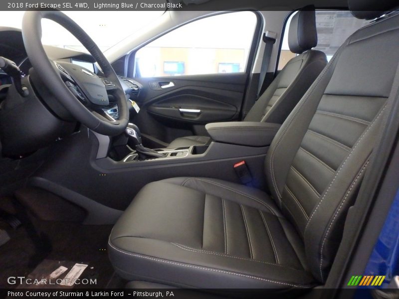 Lightning Blue / Charcoal Black 2018 Ford Escape SEL 4WD