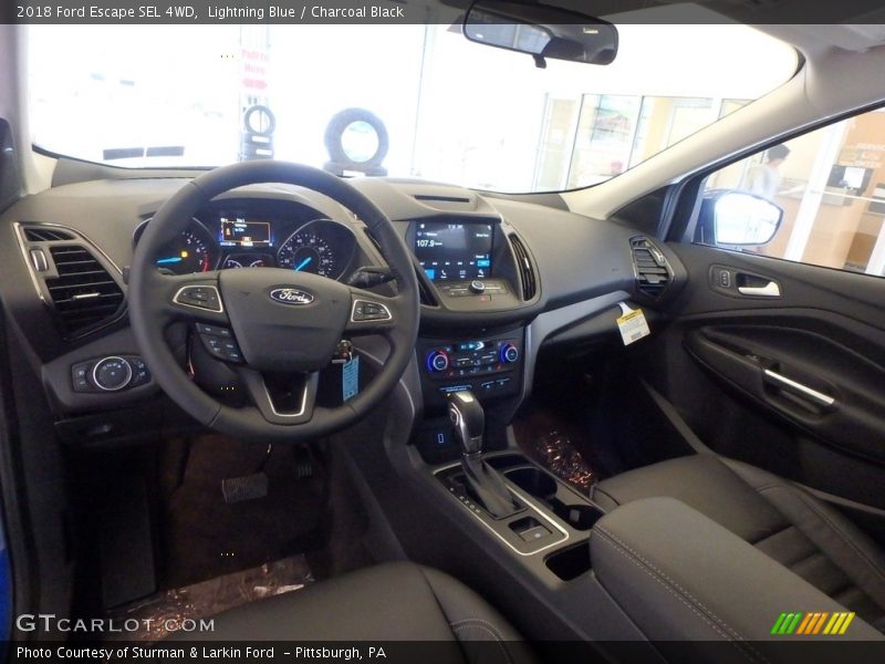 Lightning Blue / Charcoal Black 2018 Ford Escape SEL 4WD