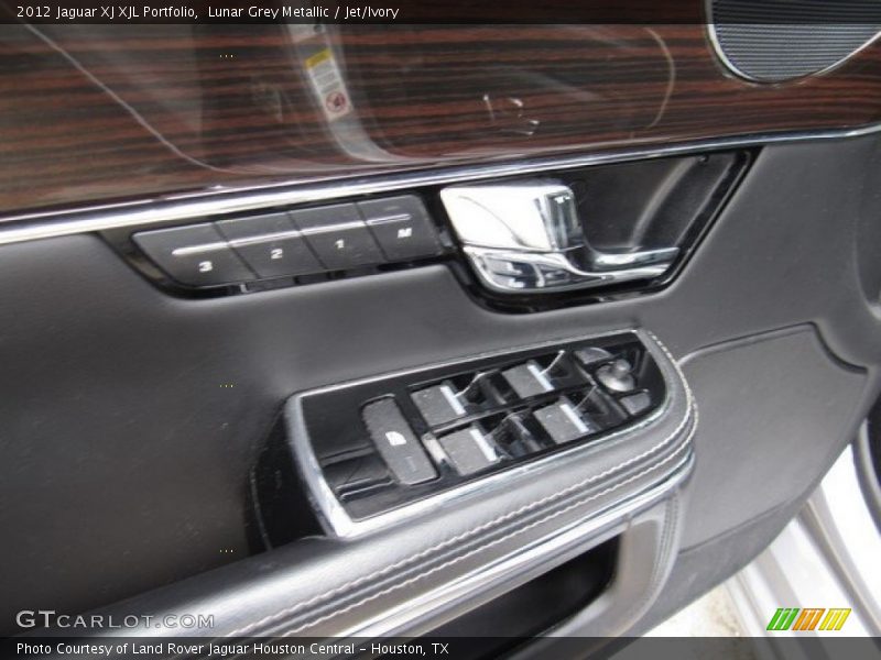 Lunar Grey Metallic / Jet/Ivory 2012 Jaguar XJ XJL Portfolio